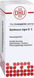 DHU Sambucus Nigra D3 Globuli 10 g – Bild 1 von 1