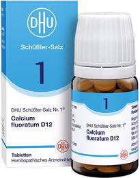 DHU Schüßler-Salz Nr. 1 Calcium fluoratum D 12 Tabletten – Bild 1 von 2