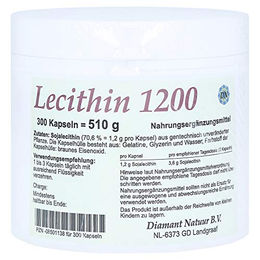 Diamant Natuur B.V. Lecithin 1200 Kapseln – Bild 1 von 1