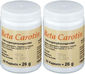 Diamant Natuur BV Beta Carotin mit Vitamin A Kapseln 120 Stück – Bild 1 von 1