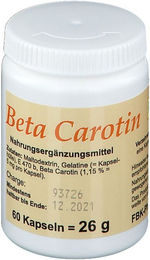 Diamant Natuur BV Beta Carotin mit Vitamin A Kapseln – Bild 1 von 1