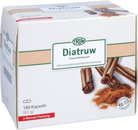 DIATRUW Zimtextrakt Kapseln vegan laktosefrei ohne Gelatine 180 Stück – Bild 1 von 1