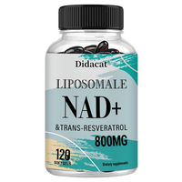 Produktbild von Didacat Liposomales NAD+ und Trans-Resveratrol Nahrungsergänzungsmittel für Erwachsene 120 Kapseln