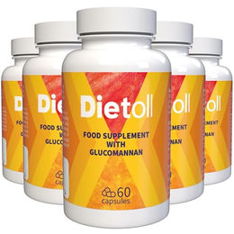 Dietoll Kapseln vegan ohne Zusatzstoffe 300 Stück (5er Pack à 60 Kapseln) – Bild 1 von 1