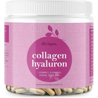 Produktbild von Divique Collagen Hyaluron Kapseln ohne Zusatzstoffe mit Typ I, II und III Kollagen