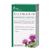 Produktbild von doc nature's Silymarin Mariendistel Tabletten vegan laktosefrei 180 Stück