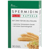 Produktbild von doc nature's Spermidin Plus Kapseln vegan und laktosefrei