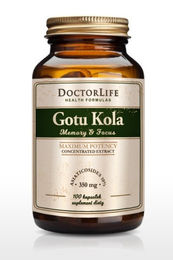 Doctor Life Gotu Kola Extrakt 350 mg Kapseln 100 Stück – Bild 1 von 2