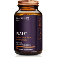 Produktbild von Doctor Life NAD+ Nicotinamid-Ribosid Niacin vegan 30 Kapseln