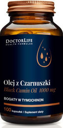 Doctor Life Schwarzkümmelöl Kapseln vegetarisch ohne Zusatzstoffe 100 Stück – Bild 1 von 1