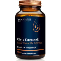 Produktbild von Doctor Life Schwarzkümmelöl Kapseln vegetarisch ohne Zusatzstoffe 100 Stück
