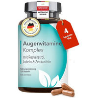 Produktbild von DocVital Augenvitamine Lutein Zeaxanthin mit Vitamin A hochdosierte Kapseln 120 Stück