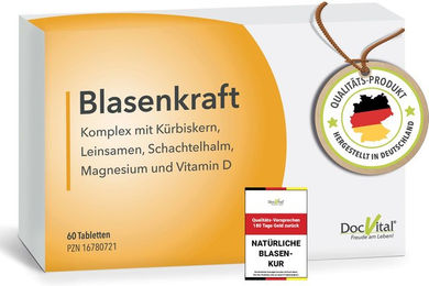 DocVital Blasenkraft Tabletten hochdosiert vegetarisch glutenfrei laktosefrei 60 Stück – Bild 1 von 1