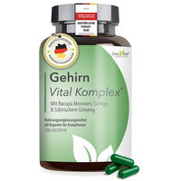 Produktbild von DocVital Ginkgo Biloba und Ginseng Kapseln mit Bacopa vegan 60 Kapseln