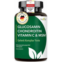 Produktbild von DocVital Glucosamin Chondroitin MSM Kapseln ohne Zusatzstoffe 180 Stück