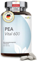 DocVital PEA Vital 600 Palmitoylethanolamid Kapseln vegan laktosefrei glutenfrei 120 Stück – Bild 1 von 1