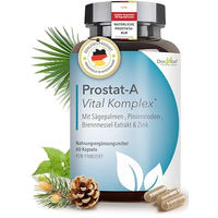 Produktbild von DocVital Prostata Komplex Kapseln Kräuter-Komplex mit Sägepalmenextrakt und Kürbiskernextrakt vegetarisch laktosefrei glutenfrei