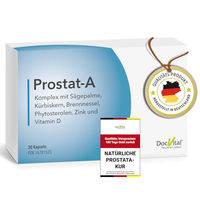 Produktbild von DocVital Prostata Komplex Kräuter-Komplex Kapseln mit Sägepalme, Brennnessel und Zink vegetarisch laktosefrei glutenfrei