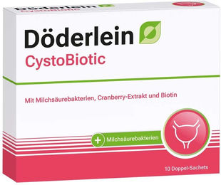 DÖDERLEIN CystoBiotic Milchsäurebakterien mit Cranberry Sticks 40 g für Frauen, Schwangere und Stillende – Bild 1 von 1