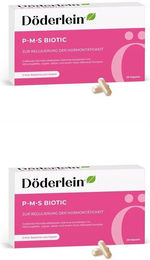 DÖDERLEIN P-M-S Biotic Laktobazil mit Mönchspfeffer Kapseln vegan glutenfrei laktosefrei für Frauen – Bild 1 von 2