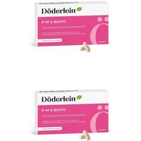 Produktbild von DÖDERLEIN P-M-S Biotic Laktobazil mit Mönchspfeffer Kapseln vegan glutenfrei laktosefrei für Frauen