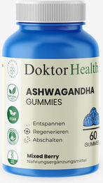 Doktor Health Ashwagandha Gummis Vegan Ohne Gelatine Glutenfrei – Bild 1 von 2