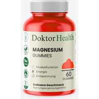 Produktbild von Doktor Health Magnesium Gummies Vegan ohne Gelatine und Zusatzstoffe für Sportler 60 Stück