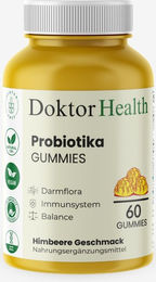Doktor Health Probiotika Gummis vegan glutenfrei ohne Zusatzstoffe 60 Stück – Bild 1 von 3