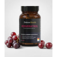 Produktbild von Doktor Health Trans-Resveratrol 500mg mit Piperin vegane Kapseln 60 Stück ohne Zusatzstoffe
