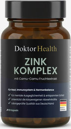 Doktor Health Zink Komplex Kapseln vegan ohne Zusatzstoffe – Bild 1 von 3
