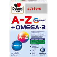 Produktbild von Doppelherz A-Z + Omega-3 All-in-one System Kapseln 30 Stück