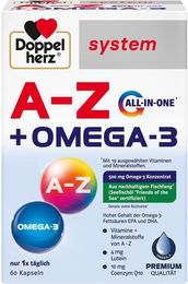 Doppelherz A-Z + Omega-3 All-in-one System Kapseln 60 Stück – Bild 1 von 2
