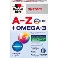Produktbild von Doppelherz A-Z + Omega-3 All-in-one System Kapseln 60 Stück