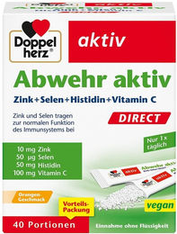 Doppelherz Abwehr aktiv Direct Pellets mit Zink und Selen laktosefrei und glutenfrei – Bild 1 von 2