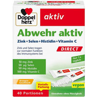 Produktbild von Doppelherz Abwehr aktiv Direct Pellets mit Zink und Selen laktosefrei und glutenfrei