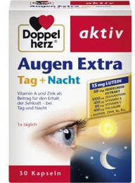 Doppelherz aktiv Augen Extra Tag + Nacht Vitamin-Kombination Kapseln – Bild 1 von 2