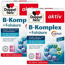 Doppelherz aktiv B-Komplex + Folsäure DEPOT Tabletten – Bild 1 von 1