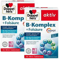 Produktbild von Doppelherz aktiv B-Komplex + Folsäure DEPOT Tabletten