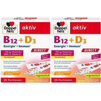 Produktbild von Doppelherz aktiv B12 + D3 Direct Sticks glutenfrei und laktosefrei