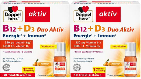 Doppelherz aktiv B12 + D3 Duo Aktiv Flüssig – Bild 1 von 1