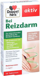 Doppelherz aktiv bei Reizdarm Tabletten mit Zeolith, Aloe Vera, Eibisch und Kamille 30 Stück – Bild 1 von 2