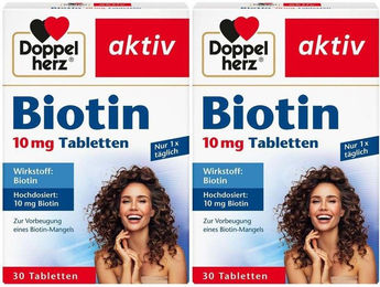 Doppelherz aktiv Biotin 10 mg Tabletten für Schwangere und Stillende – Bild 1 von 3