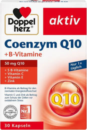 Doppelherz aktiv Coenzym Q10 mit Ubiquinon und B-Vitaminen Kapseln 30 Stück – Bild 1 von 2