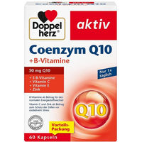 Produktbild von Doppelherz aktiv Coenzym Q10 mit Ubiquinon und B-Vitaminen Kapseln 60 Stück