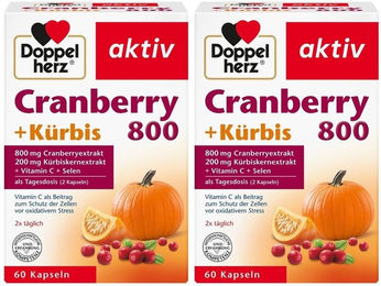 Doppelherz aktiv Cranberry + Kürbis + Vitamin C + Selen Kapseln – Bild 1 von 1