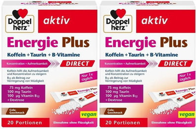 Doppelherz aktiv Energie Plus DIRECT B-Komplex Sticks – Bild 1 von 1