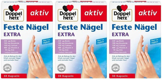 Doppelherz aktiv Feste Nägel EXTRA Kapseln mit Zink, Biotin und Selen – Bild 1 von 1