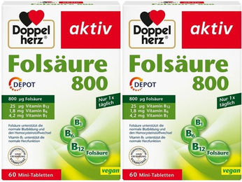 Doppelherz aktiv Folsäure 800 DEPOT Tabletten 60 Stück – Bild 1 von 1