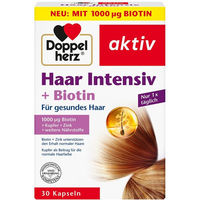 Produktbild von Doppelherz aktiv Haar Intensiv Kapseln mit Zink, Biotin und Selen 30 Stück