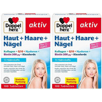 Produktbild von Doppelherz aktiv Haut Haare Nägel Beauty-Kollagen-Kombi Tabletten
